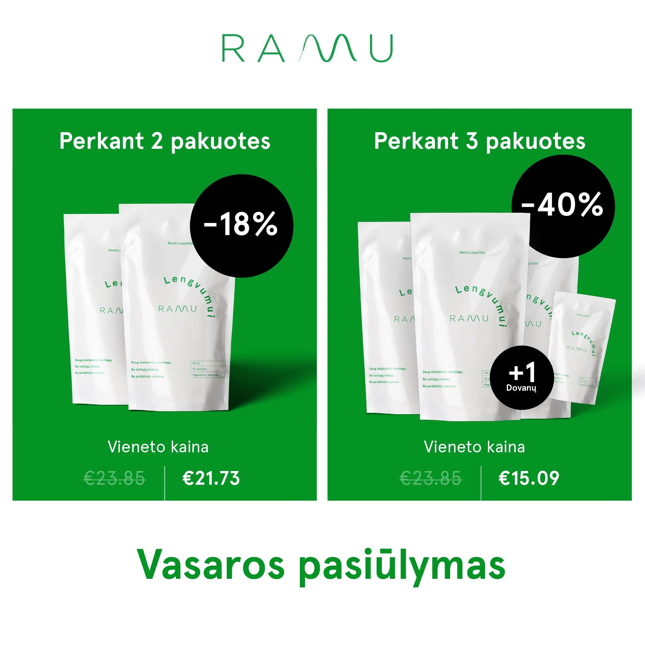 RAMU Žaliasis supermaisto kokteilis My Store