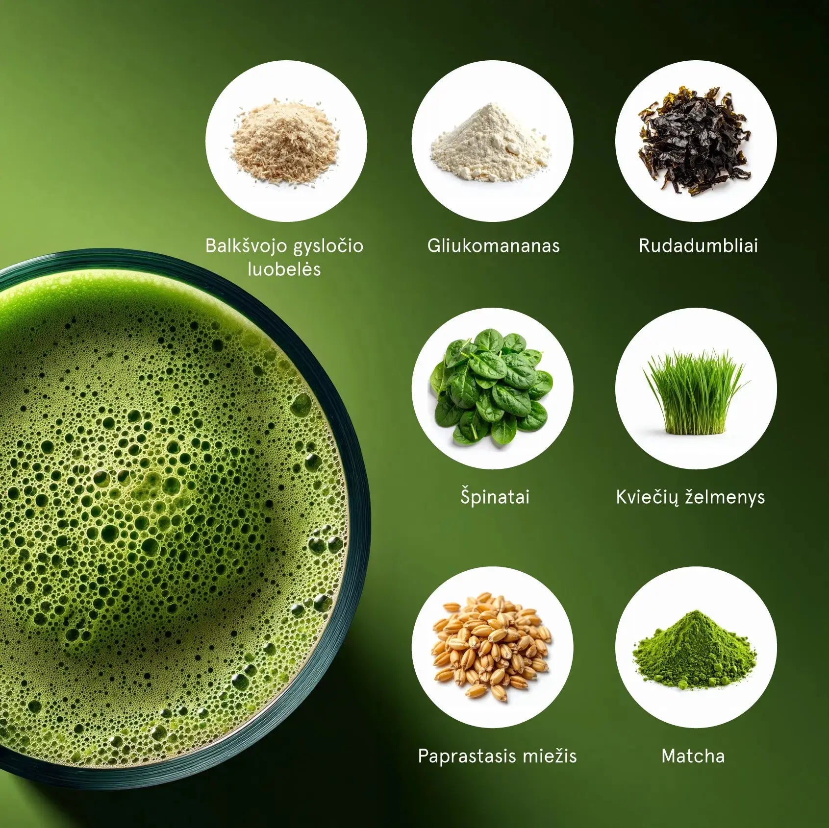 2 RAMU Žaliojo supermaisto kokteilių rinkinys My Store