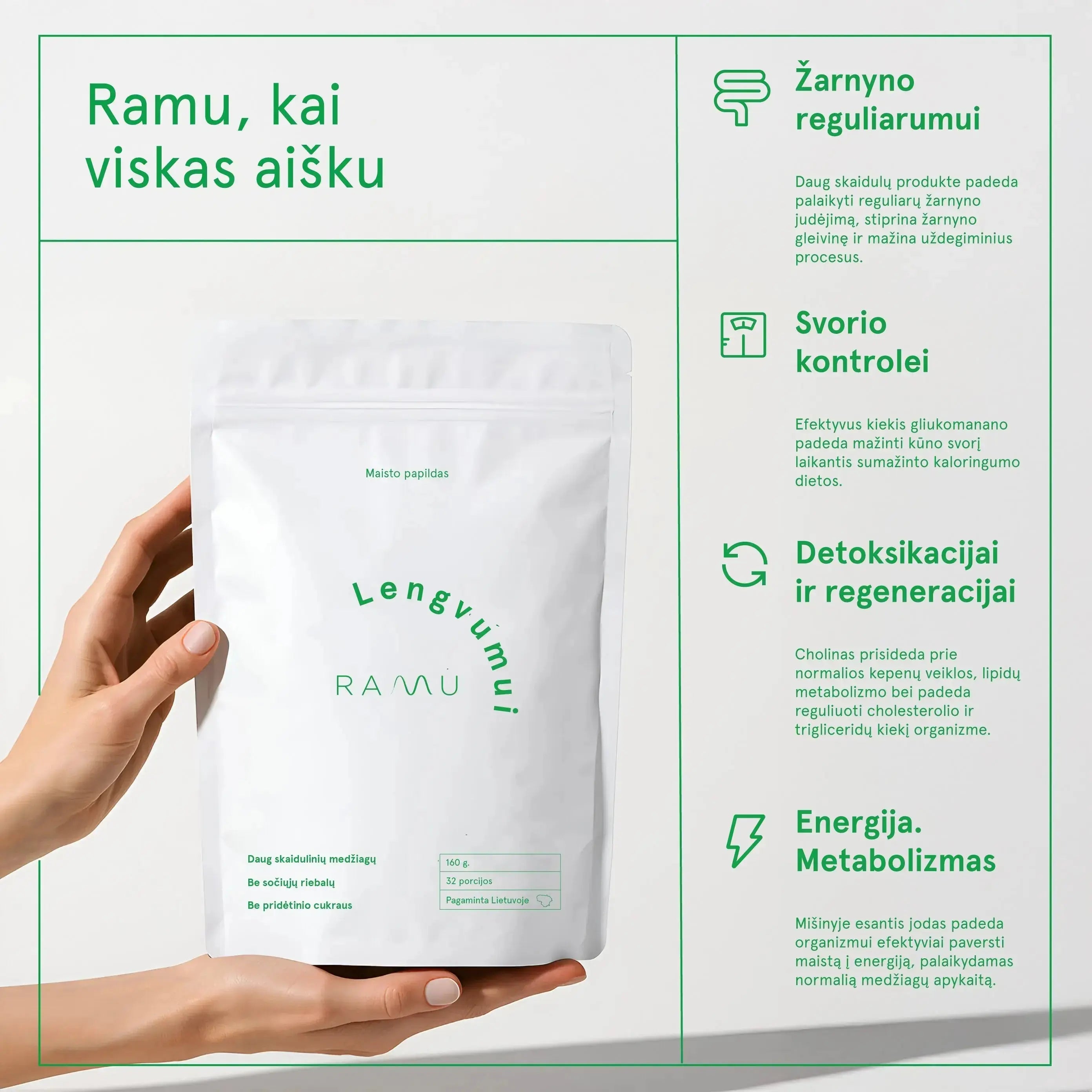 Pilnas RAMU Žaliojo supermaisto kokteilio kursas My Store